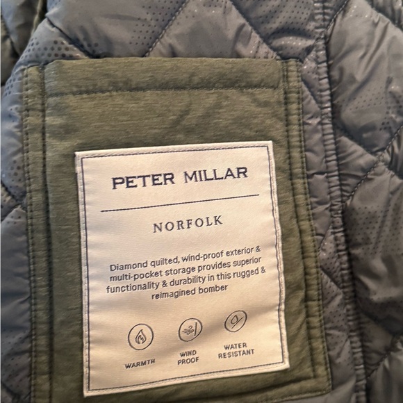 Peter Millar Quilted Norfolk Bomber Large - Picture 3 of 4